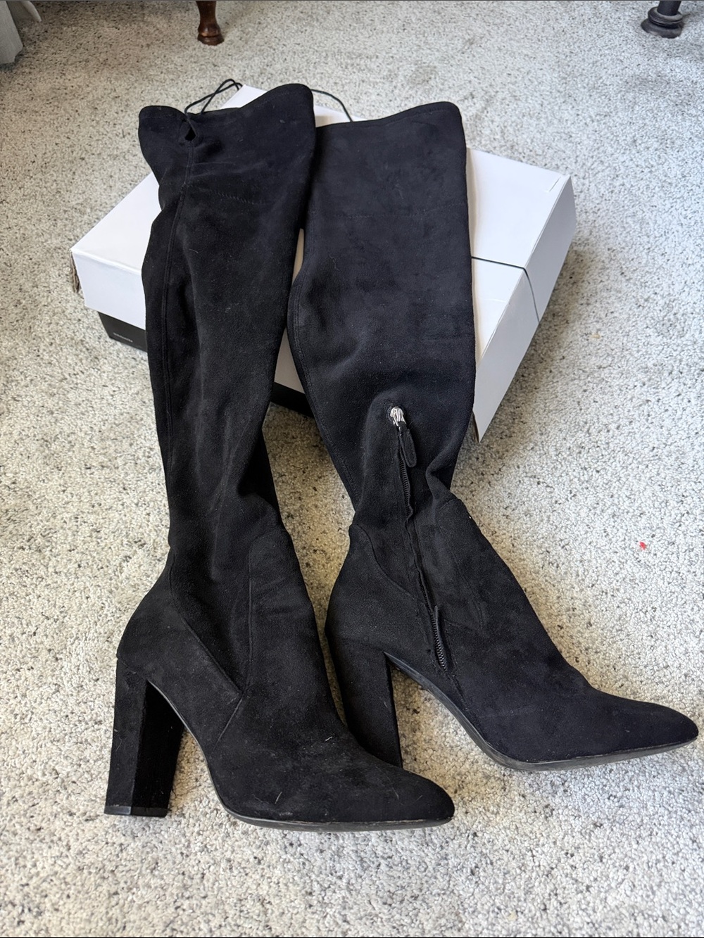Dolce Vita Over-the-Knee Suede High Heel Boots